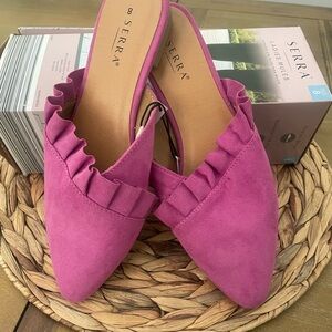 Pink Suede Women's LoafersNEW
